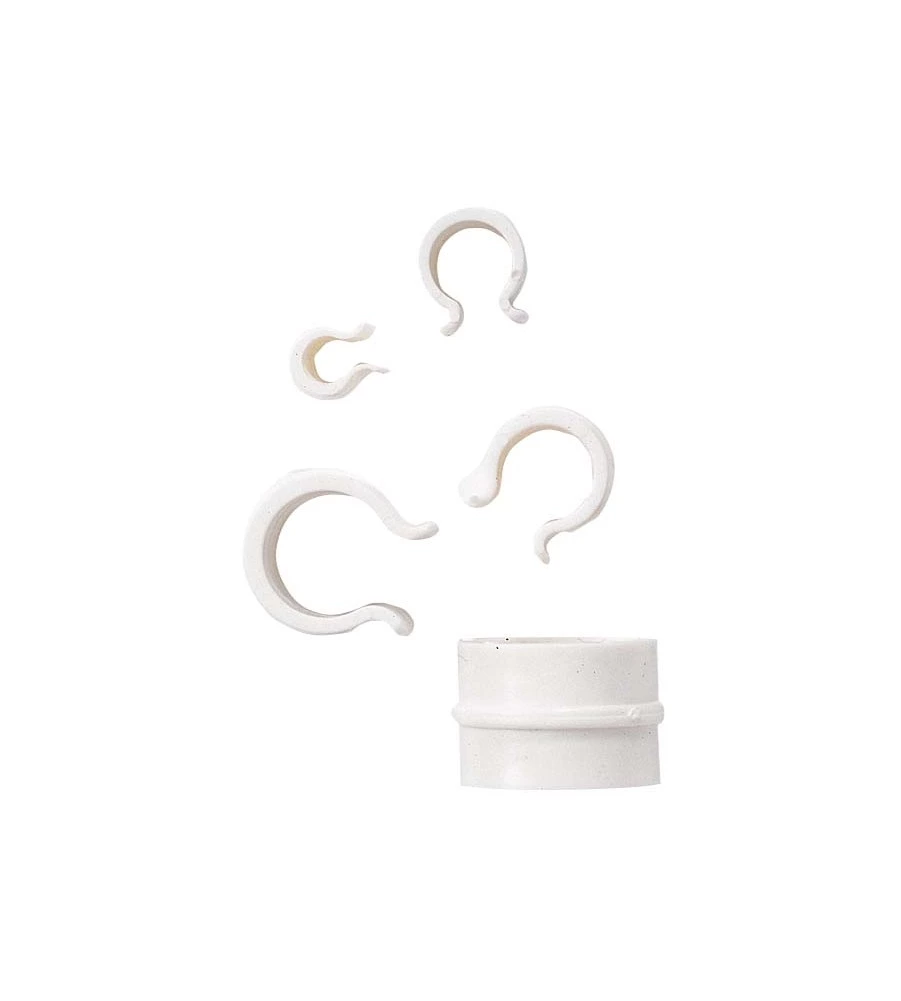 CLIPS PVC 8 MM. BUSTA 30 PEZZI